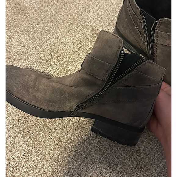 BORN Concept Gray Buckle Booties (Size 5.5) - Picture 5 of 8